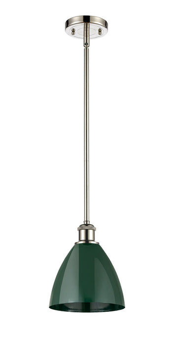 Innovations 516-1S-PN-MBD-75-GR One Light Pendant, Polished Nickel