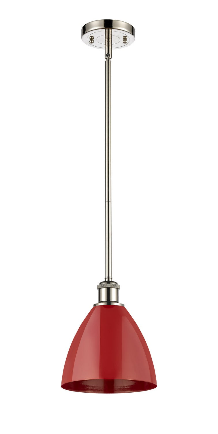 Innovations 516-1S-PN-MBD-75-RD One Light Pendant, Polished Nickel