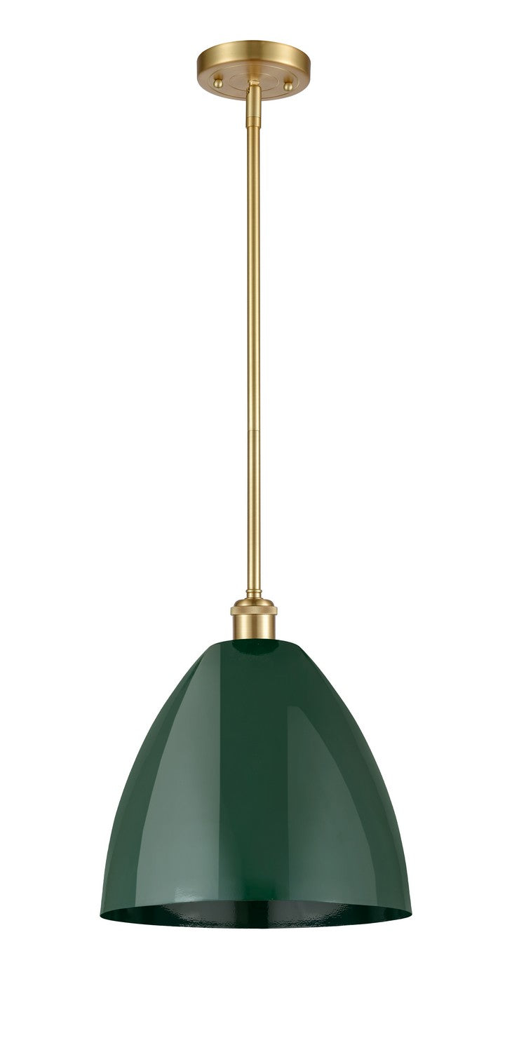 Innovations 516-1S-SG-MBD-12-GR One Light Pendant, Satin Gold