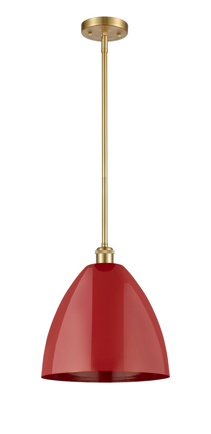 Innovations 516-1S-SG-MBD-12-RD One Light Pendant, Satin Gold