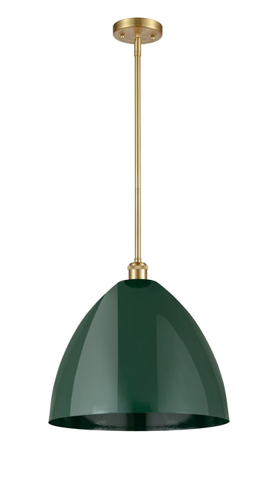 Innovations 516-1S-SG-MBD-16-GR One Light Pendant, Satin Gold