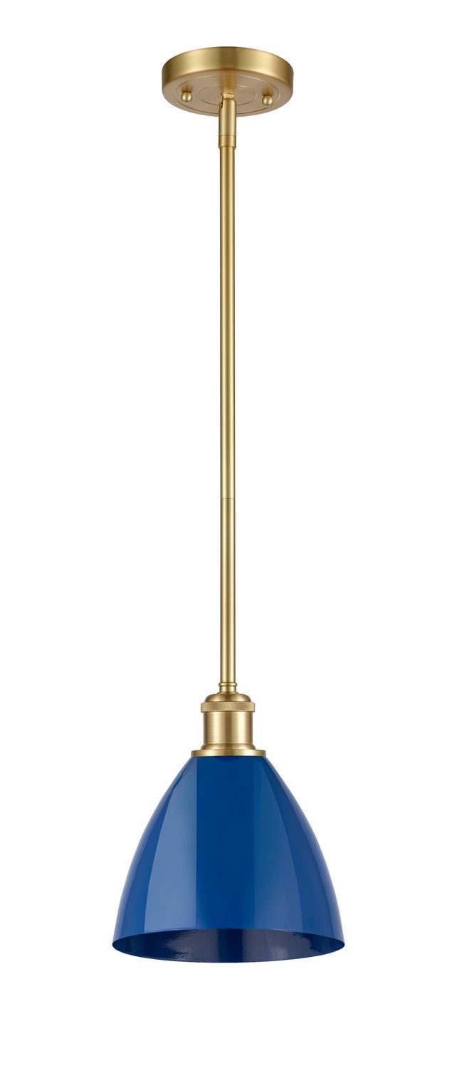 Innovations 516-1S-SG-MBD-75-BL One Light Pendant, Satin Gold