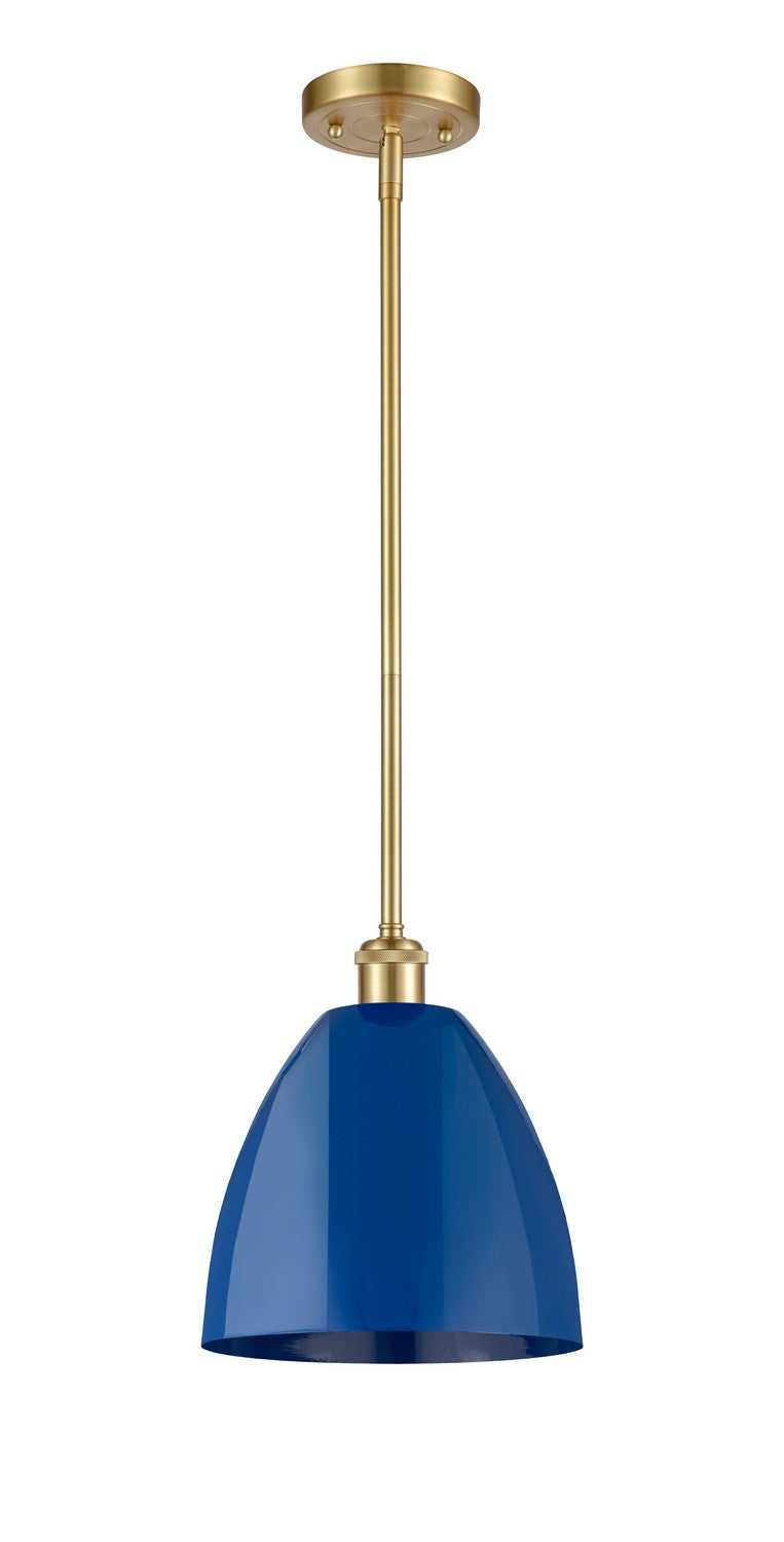 Innovations 516-1S-SG-MBD-9-BL One Light Pendant, Satin Gold