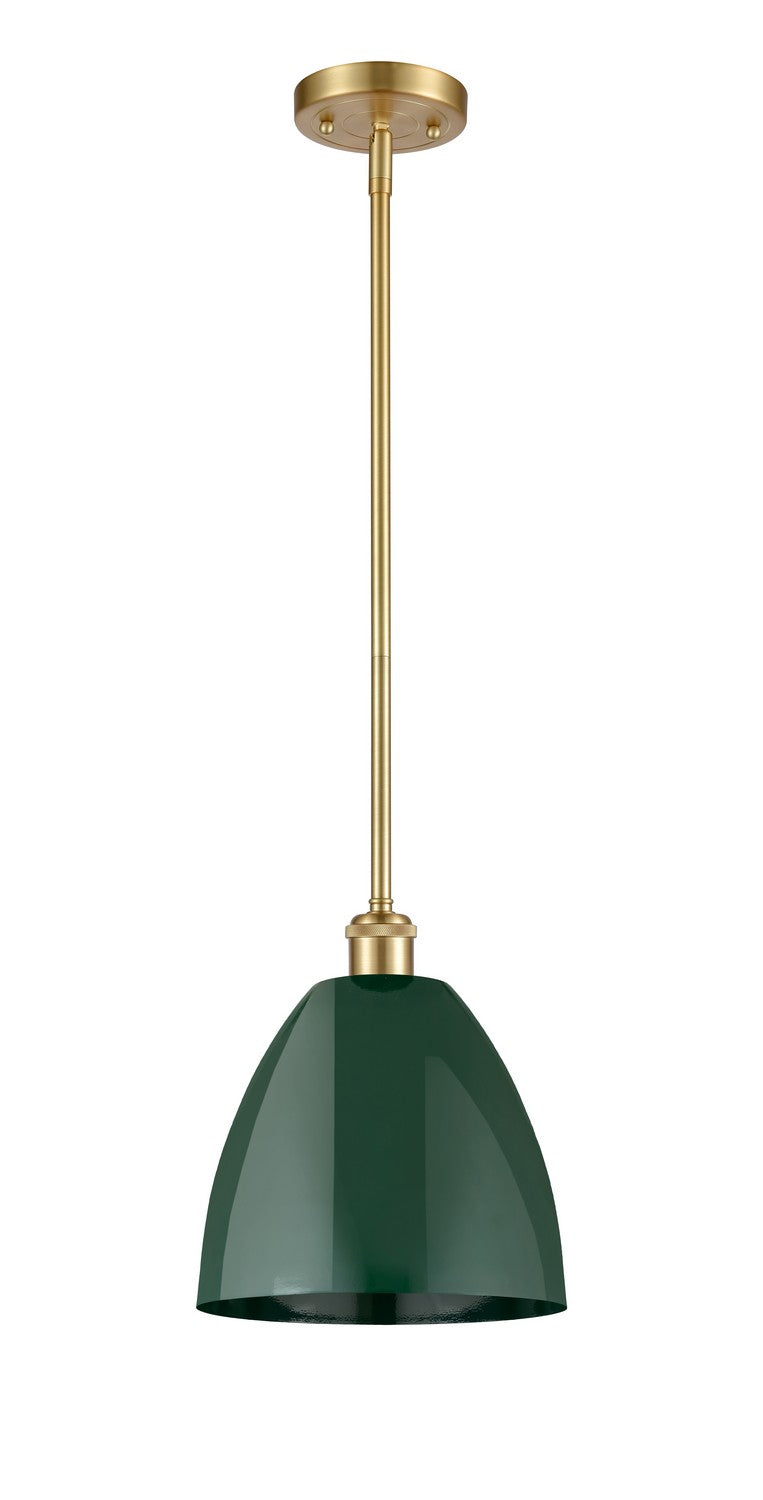 Innovations 516-1S-SG-MBD-9-GR One Light Pendant, Satin Gold