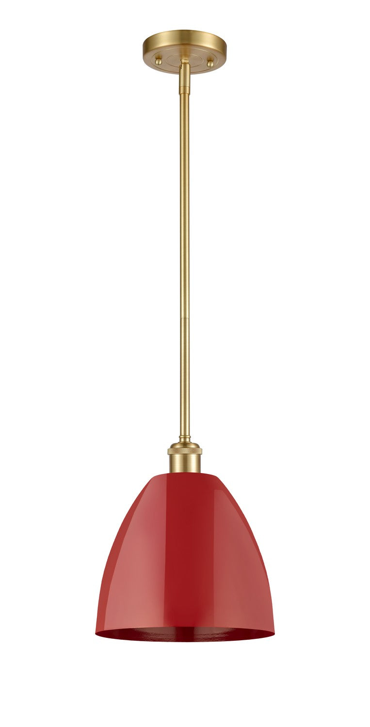 Innovations 516-1S-SG-MBD-9-RD One Light Pendant, Satin Gold