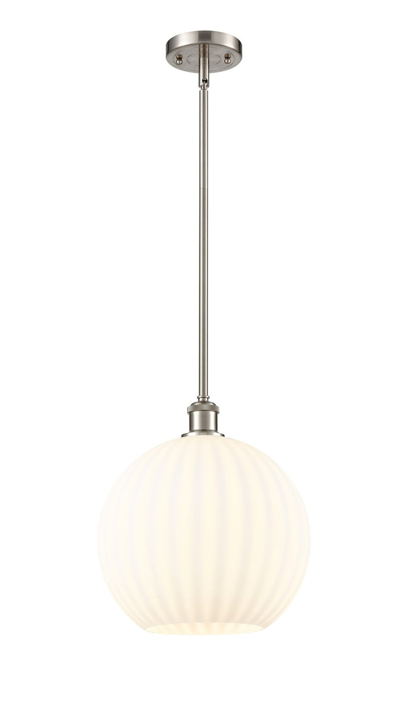 Innovations 516-1S-SN-G1217-12WV LED Mini Pendant, Brushed Satin Nickel