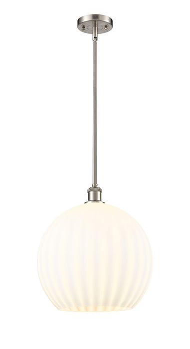 Innovations 516-1S-SN-G1217-14WV LED Pendant, Brushed Satin Nickel