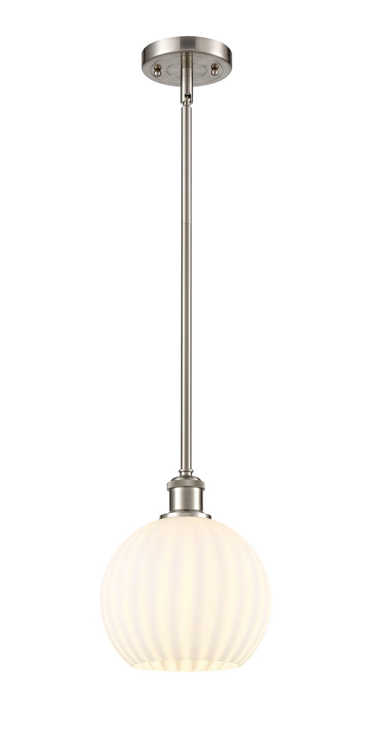 Innovations 516-1S-SN-G1217-8WV LED Mini Pendant, Brushed Satin Nickel