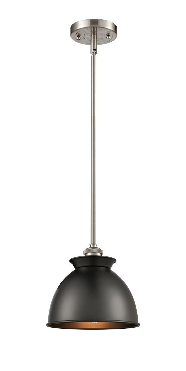 Innovations 516-1S-SN-M14-BK One Light Mini Pendant, Brushed Satin Nickel