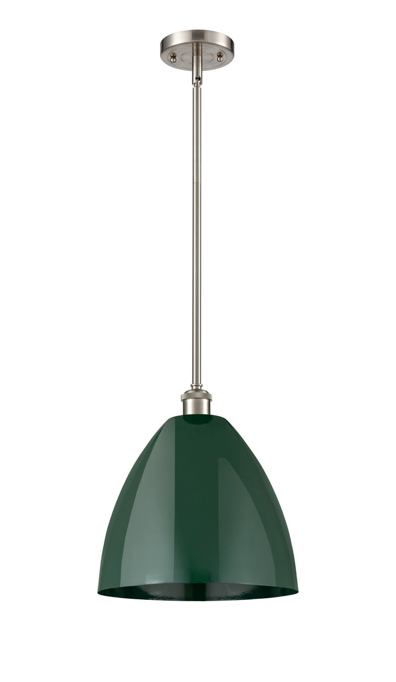 Innovations 516-1S-SN-MBD-12-GR One Light Pendant, Brushed Satin Nickel