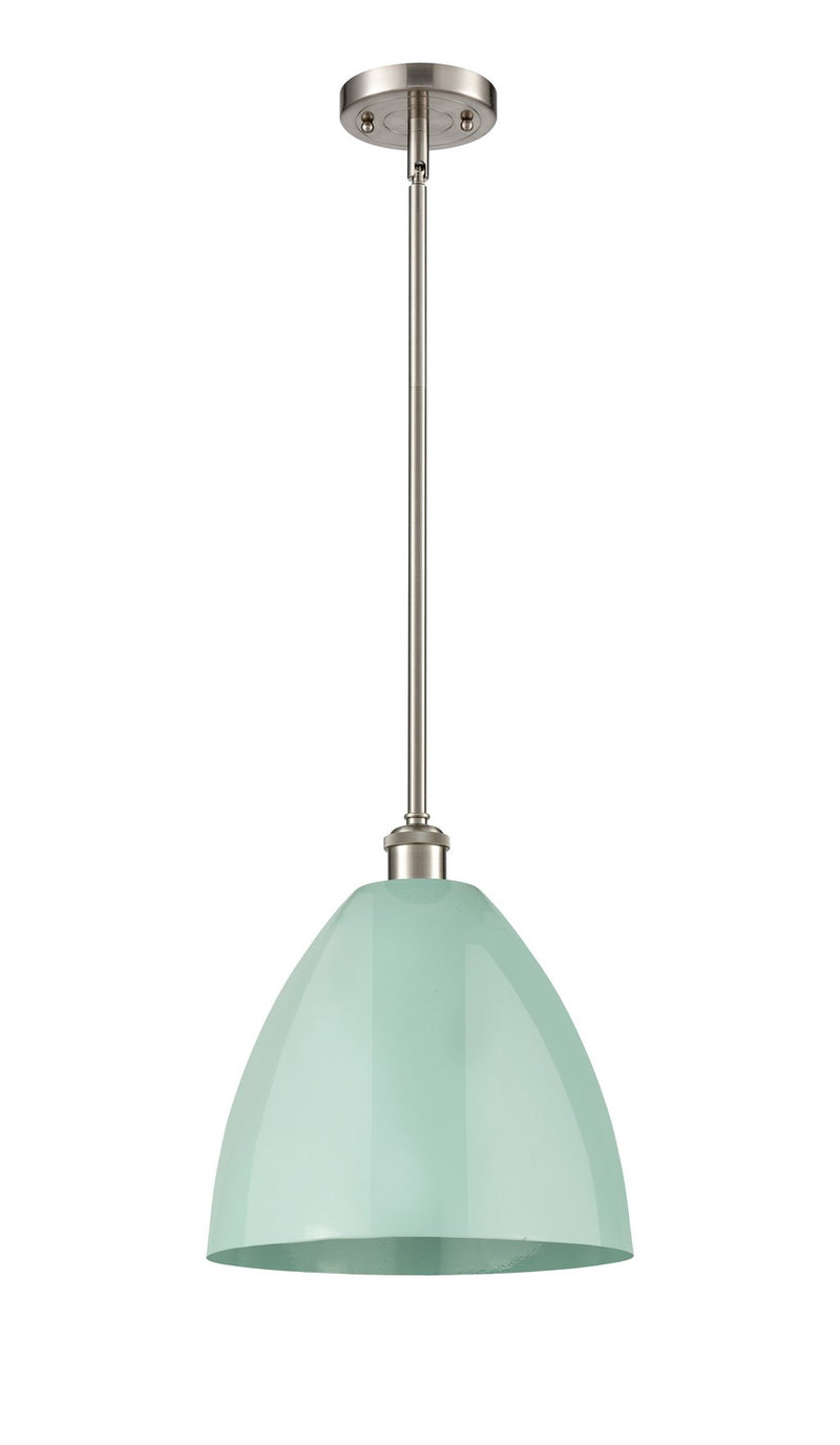 Innovations 516-1S-SN-MBD-12-SF One Light Pendant, Brushed Satin Nickel
