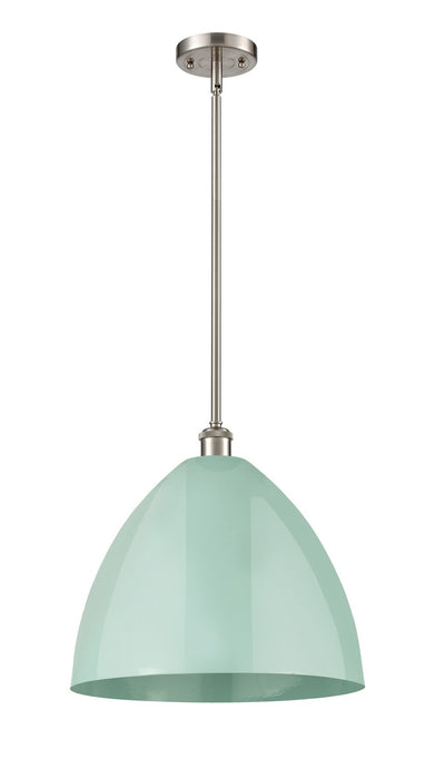 Innovations 516-1S-SN-MBD-16-SF One Light Pendant, Brushed Satin Nickel