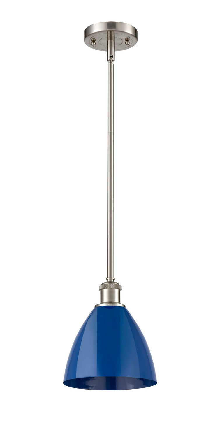Innovations 516-1S-SN-MBD-75-BL One Light Pendant, Brushed Satin Nickel