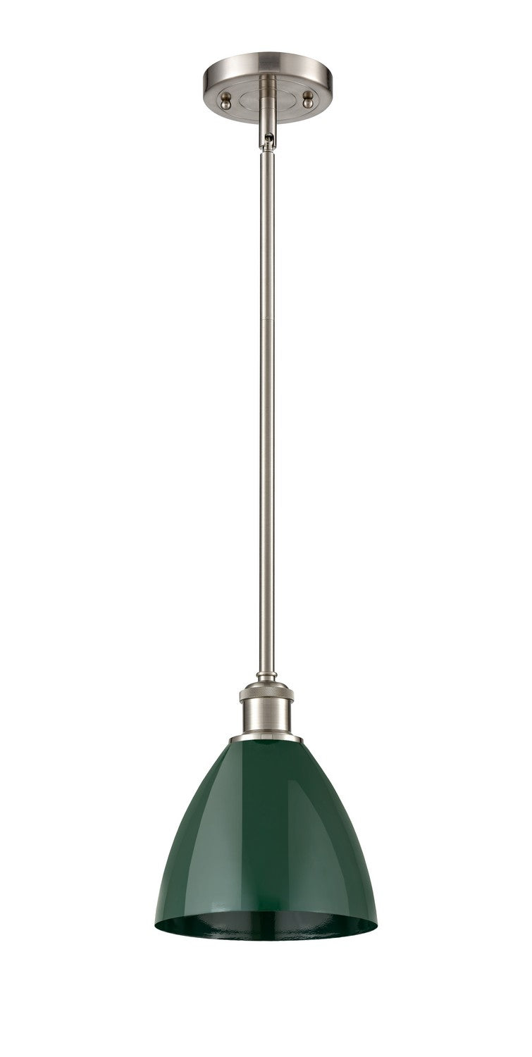 Innovations 516-1S-SN-MBD-75-GR One Light Pendant, Brushed Satin Nickel