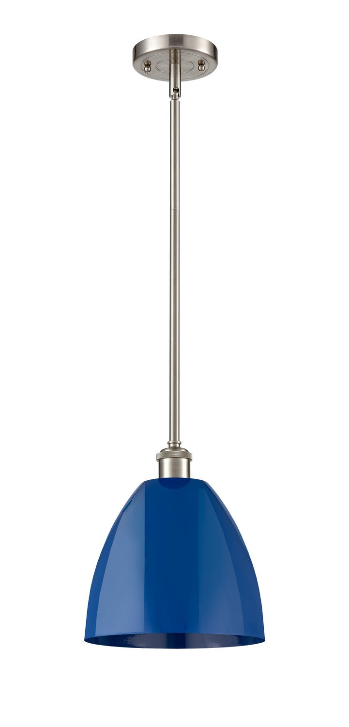 Innovations 516-1S-SN-MBD-9-BL One Light Pendant, Brushed Satin Nickel