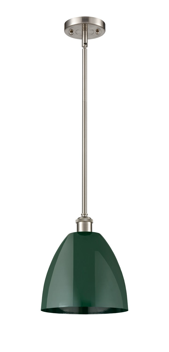 Innovations 516-1S-SN-MBD-9-GR One Light Pendant, Brushed Satin Nickel