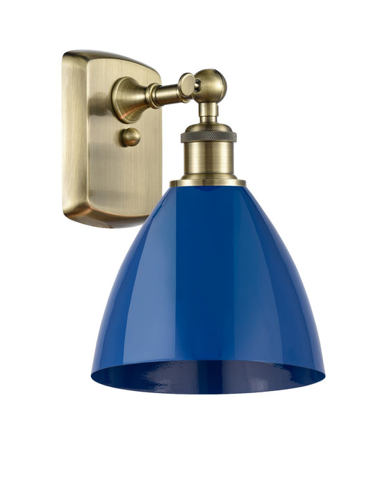 Innovations 516-1W-AB-MBD-75-BL One Light Wall Sconce, Antique Brass