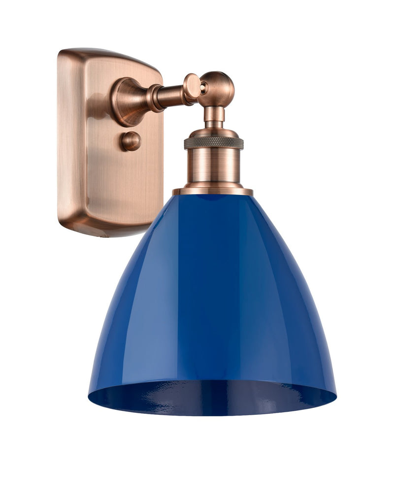 Innovations 516-1W-AC-MBD-75-BL One Light Wall Sconce, Antique Copper