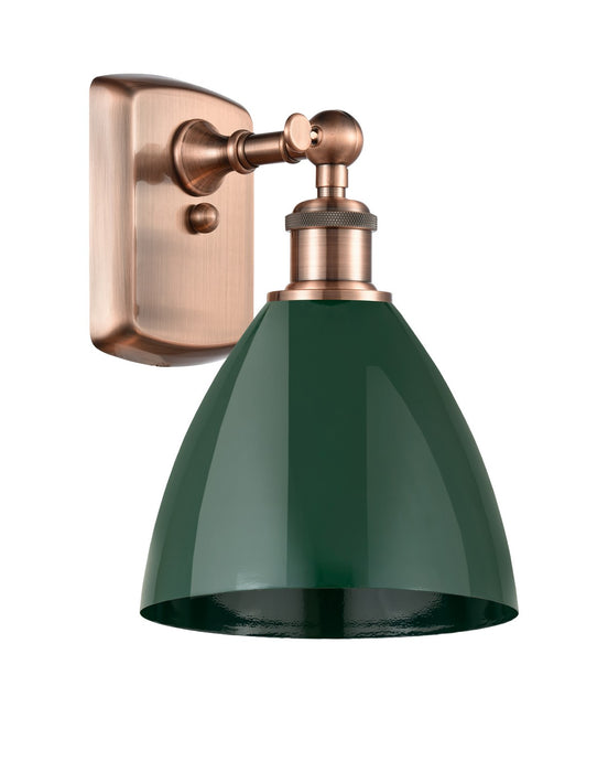 Innovations 516-1W-AC-MBD-75-GR One Light Wall Sconce, Antique Copper