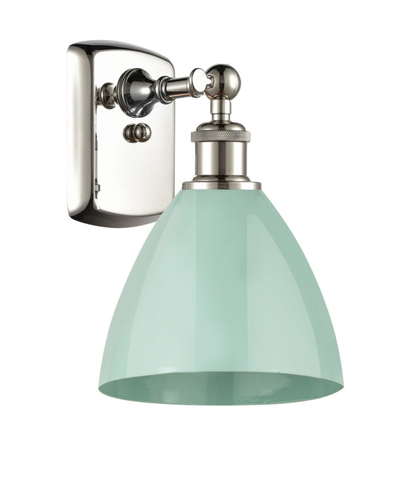 Innovations 516-1W-PN-MBD-75-SF One Light Wall Sconce, Polished Nickel