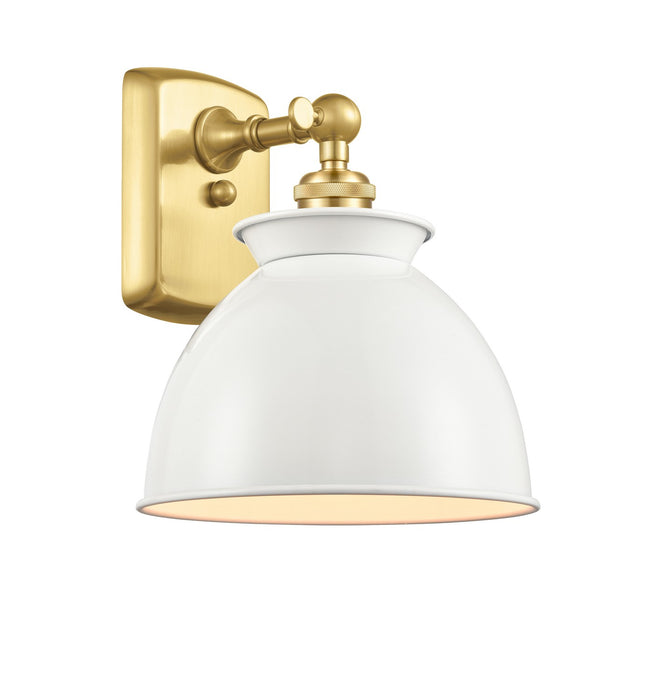 Innovations 516-1W-SG-M14-W One Light Wall Sconce, Satin Gold