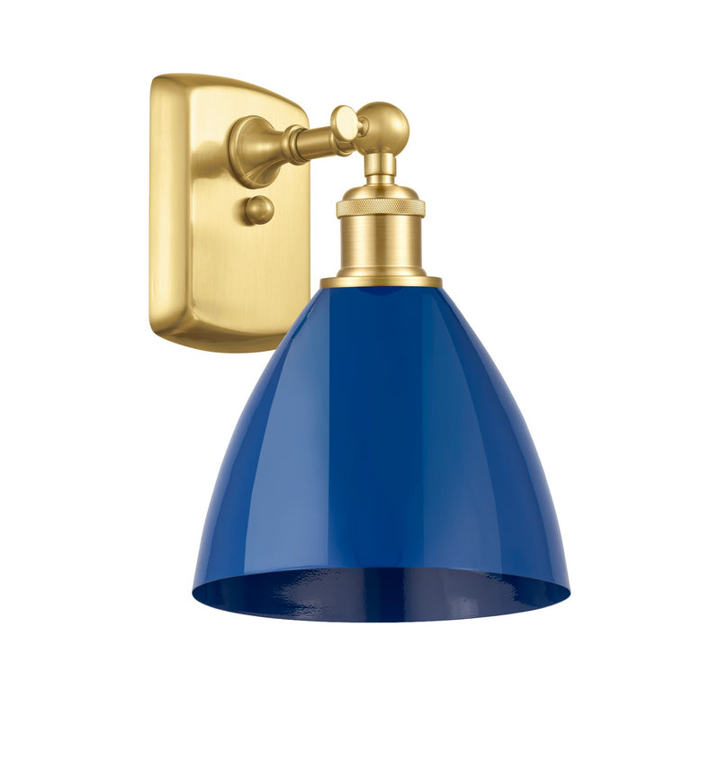 Innovations 516-1W-SG-MBD-75-BL One Light Wall Sconce, Satin Gold