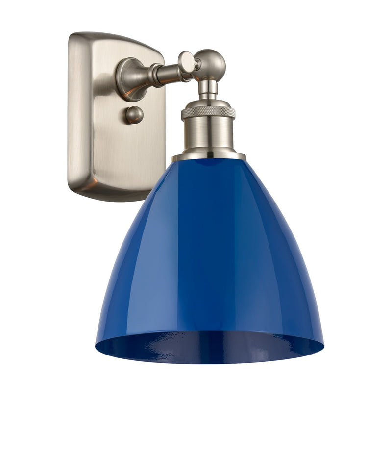 Innovations 516-1W-SN-MBD-75-BL One Light Wall Sconce, Brushed Satin Nickel