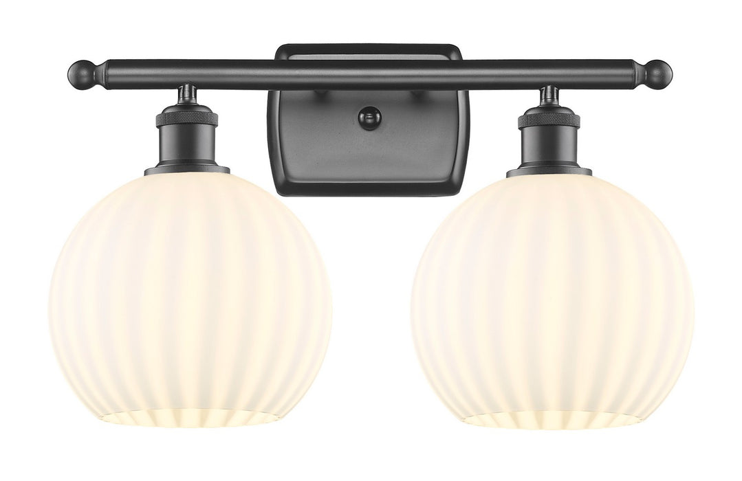 Innovations 516-2W-OB-G1217-8WV LED Bath Vanity, Oil Rubbed Bronze