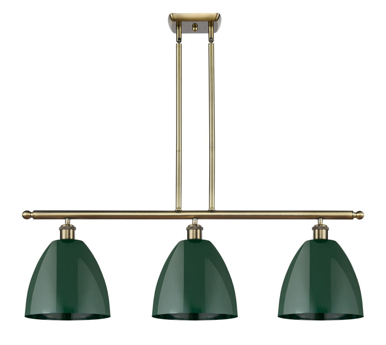 Innovations 516-3I-AB-MBD-9-GR Three Light Island Pendant, Antique Brass