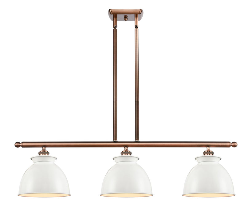 Innovations 516-3I-AC-M14-W Three Light Island Pendant, Antique Copper