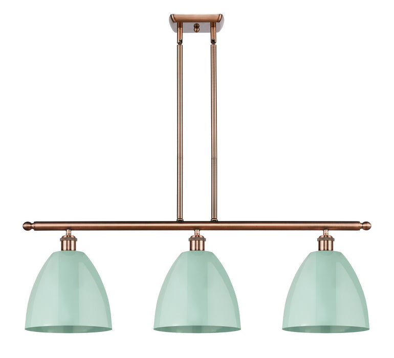 Innovations 516-3I-AC-MBD-9-SF Three Light Island Pendant, Antique Copper