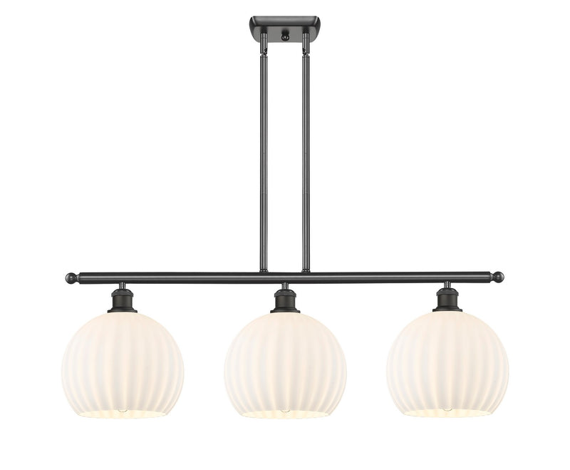 Innovations 516-3I-OB-G1217-10WV LED Island Pendant, Oil Rubbed Bronze