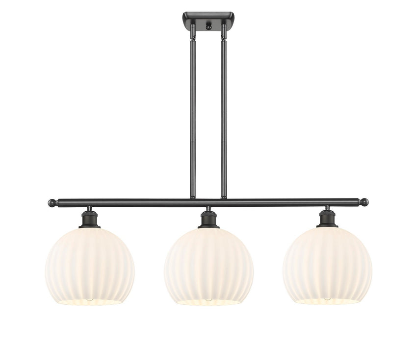 Innovations 516-3I-OB-G1217-10WV LED Island Pendant, Oil Rubbed Bronze