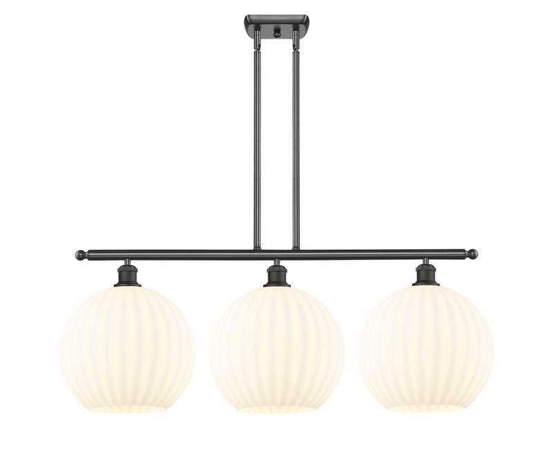 Innovations 516-3I-OB-G1217-12WV LED Island Pendant, Oil Rubbed Bronze
