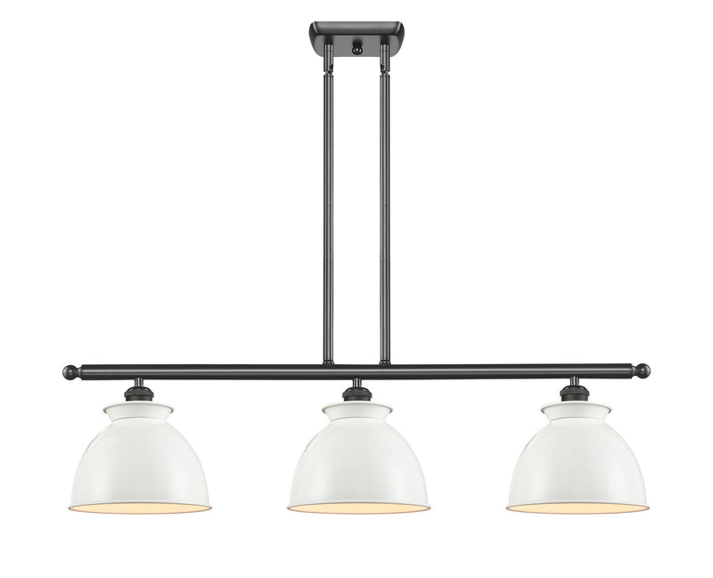 Innovations 516-3I-OB-M14-W Three Light Island Pendant, Oil Rubbed Bronze