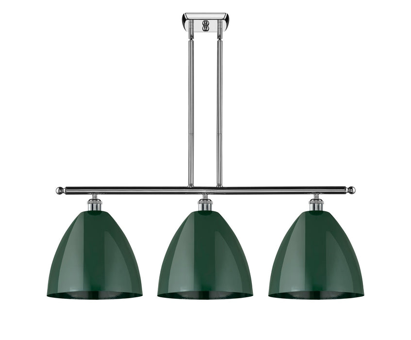 Innovations 516-3I-PC-MBD-12-GR Three Light Island Pendant, Polished Chrome