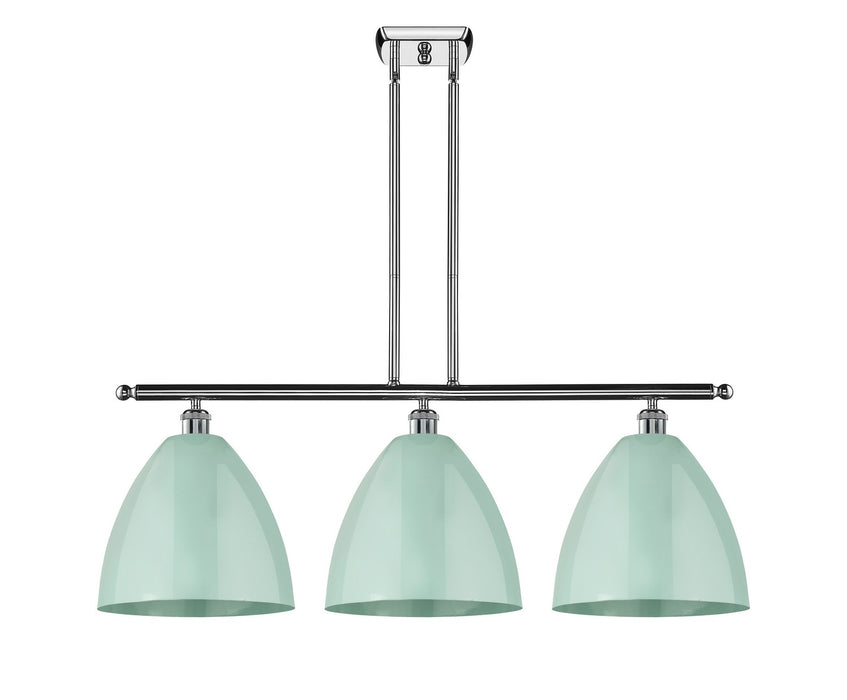 Innovations 516-3I-PC-MBD-12-SF Three Light Island Pendant, Polished Chrome