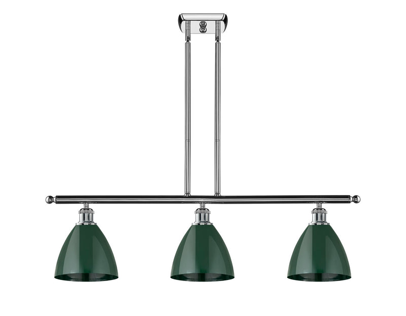 Innovations 516-3I-PC-MBD-75-GR Three Light Island Pendant, Polished Chrome