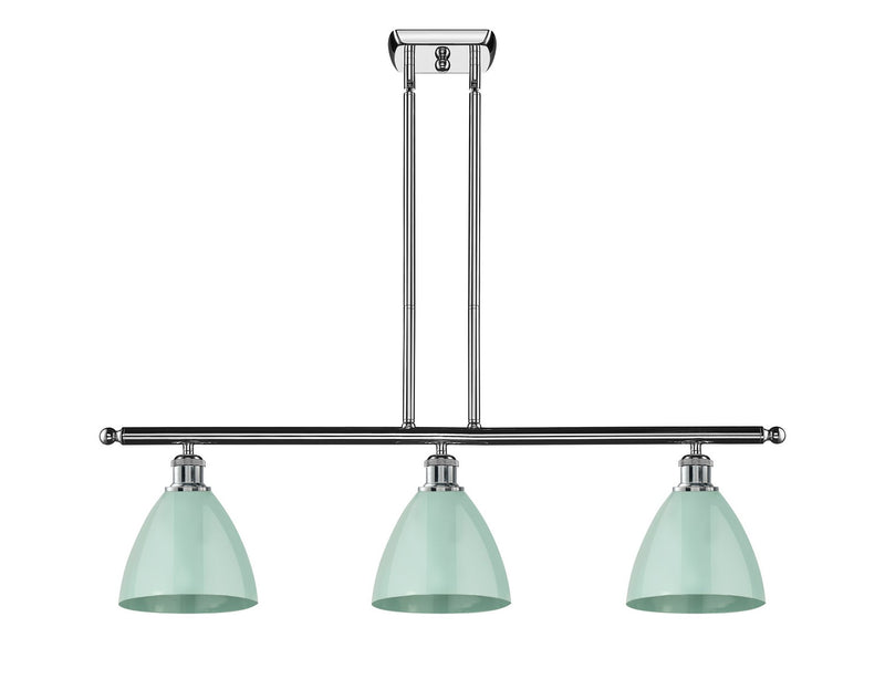 Innovations 516-3I-PC-MBD-75-SF Three Light Island Pendant, Polished Chrome