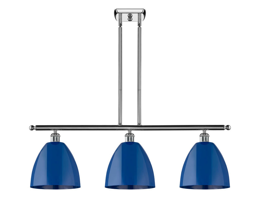 Innovations 516-3I-PC-MBD-9-BL Three Light Island Pendant, Polished Chrome