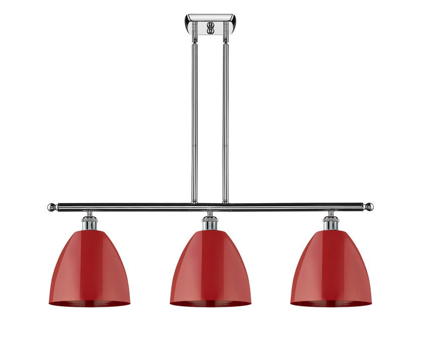 Innovations 516-3I-PC-MBD-9-RD Three Light Island Pendant, Polished Chrome