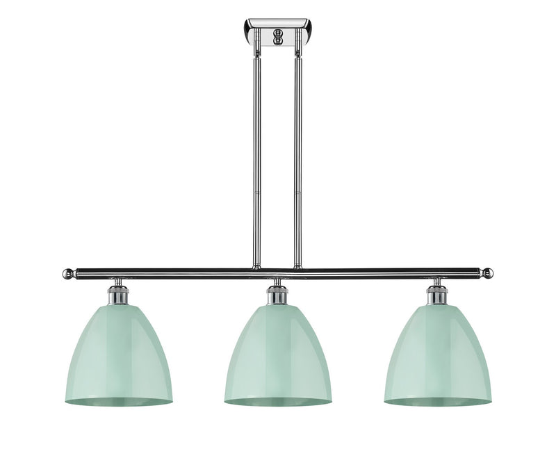 Innovations 516-3I-PC-MBD-9-SF Three Light Island Pendant, Polished Chrome