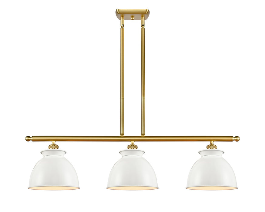 Innovations 516-3I-SG-M14-W Three Light Island Pendant, Satin Gold
