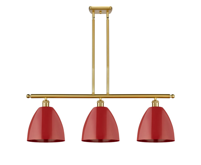 Innovations 516-3I-SG-MBD-9-RD Three Light Island Pendant, Satin Gold