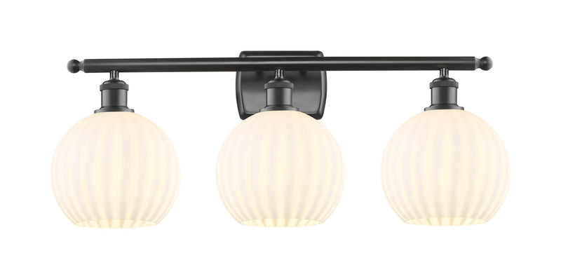 Innovations 516-3W-OB-G1217-8WV LED Bath Vanity, Oil Rubbed Bronze
