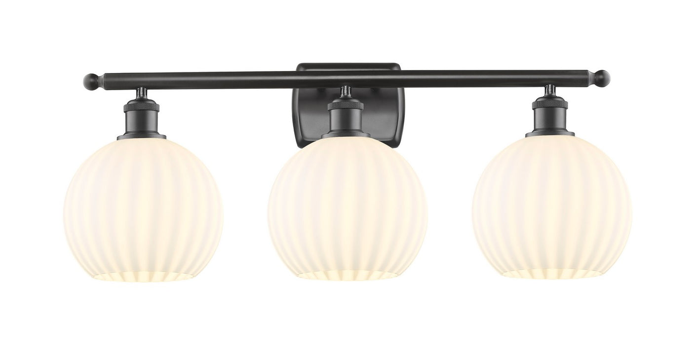 Innovations 516-3W-OB-G1217-8WV LED Bath Vanity, Oil Rubbed Bronze