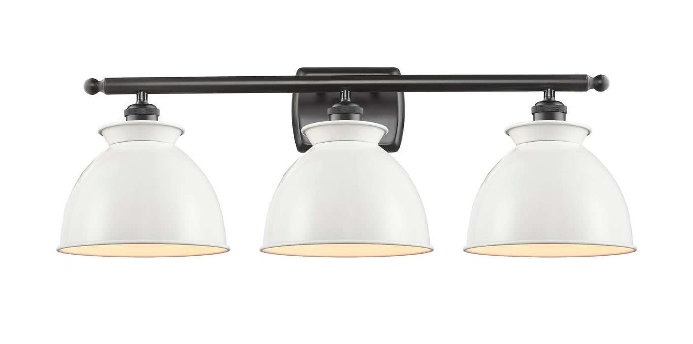 Innovations 516-3W-OB-M14-W Three Light Bath Vanity, Oil Rubbed Bronze