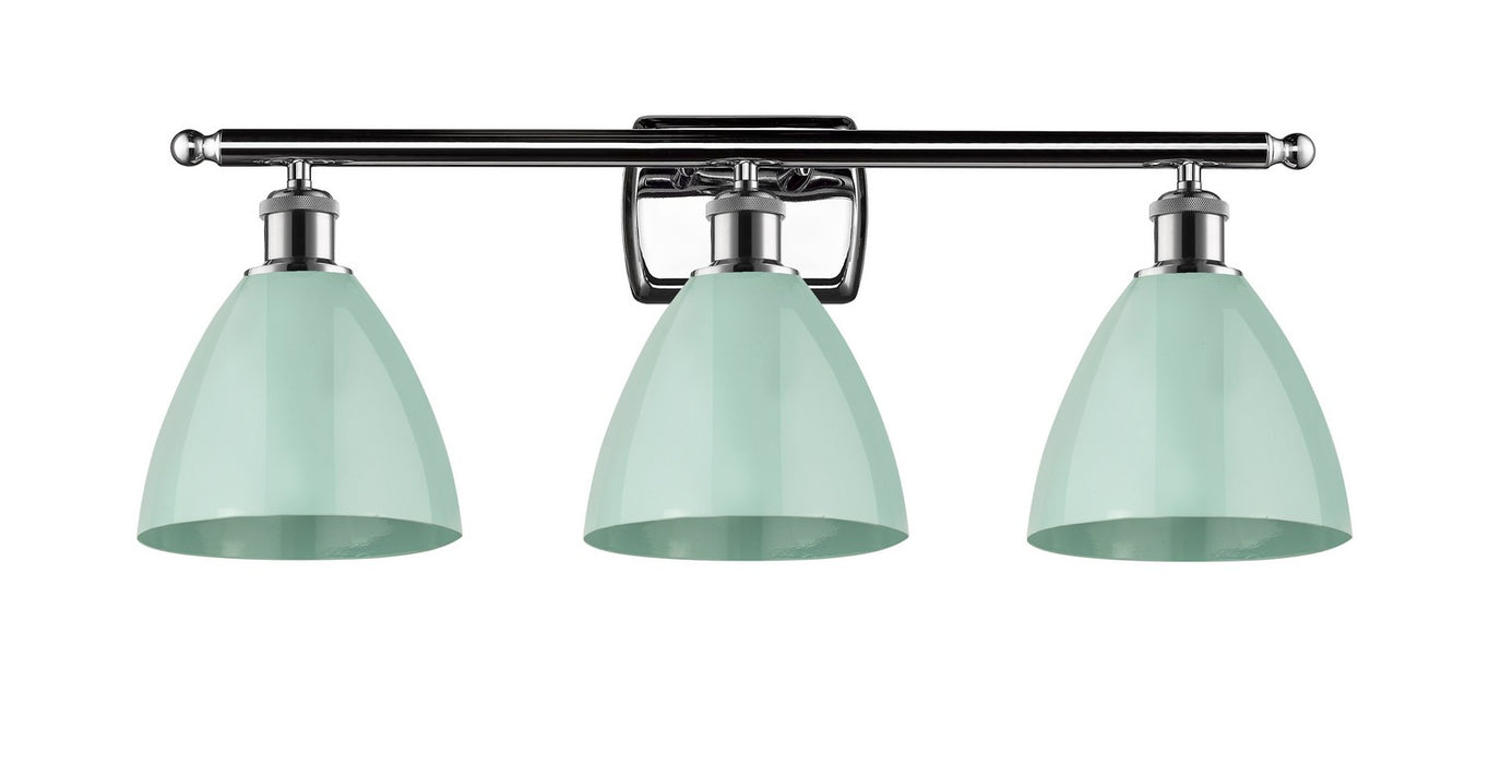 Innovations 516-3W-PC-MBD-75-SF Three Light Bath Vanity, Polished Chrome