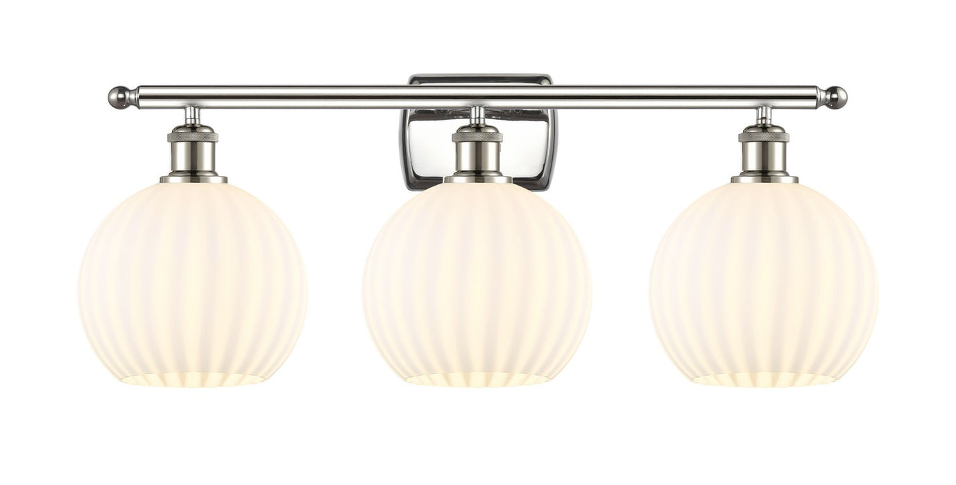 Innovations 516-3W-PN-G1217-8WV LED Bath Vanity, Polished Nickel