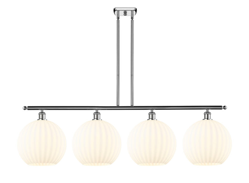 Innovations 516-4I-PC-G1217-12WV LED Island Pendant, Polished Chrome